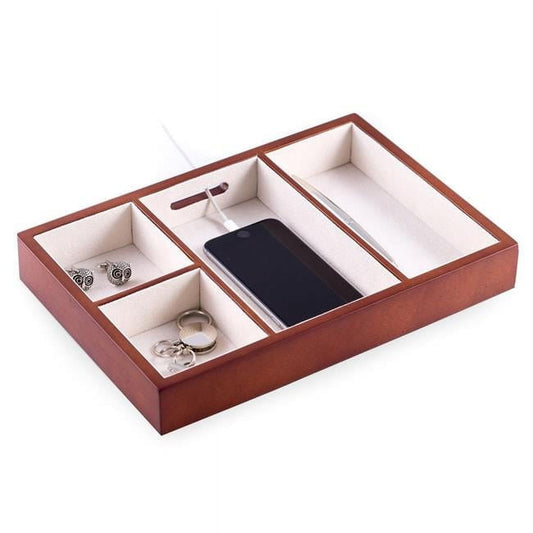 Black Dresser Valet - 11.5L x 8W x 1.5H in.