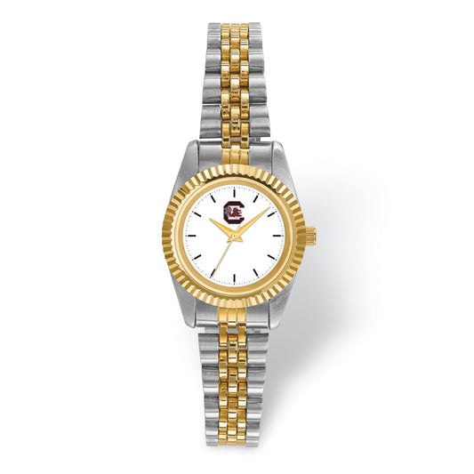 LogoArt University of South Carolina Pro Two-tone Ladies Quartz Watch QUSO167