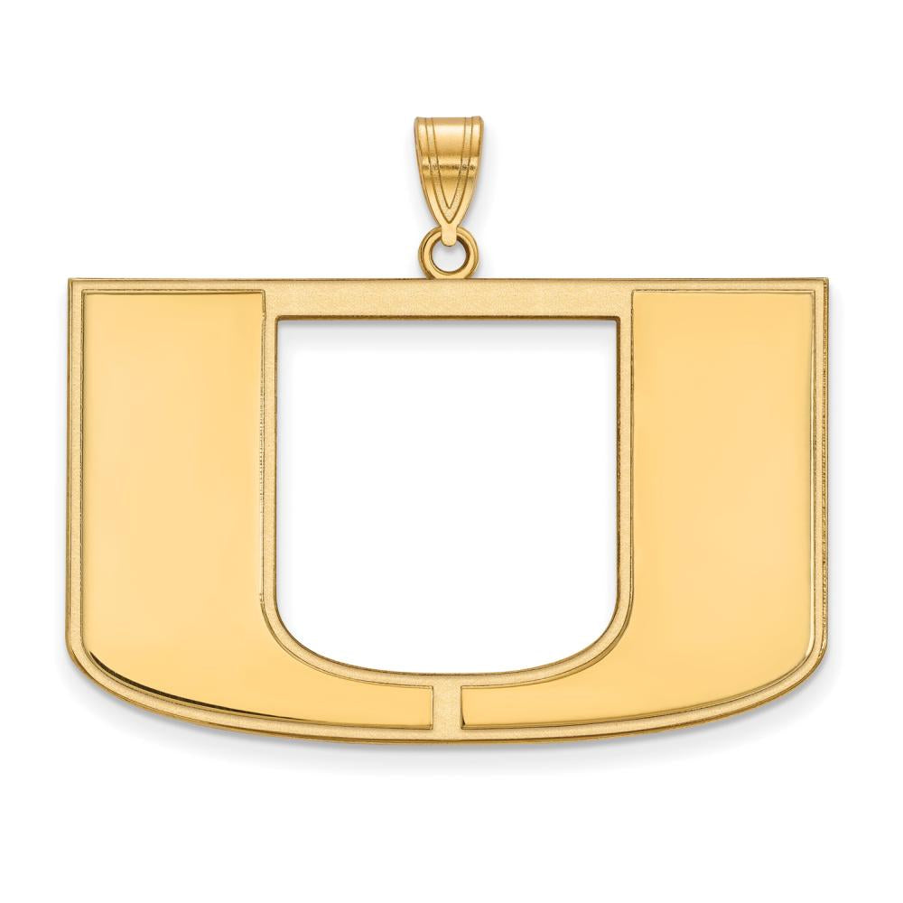 Miami Extra Large (1 Inch) Pendant (Gold Plated)