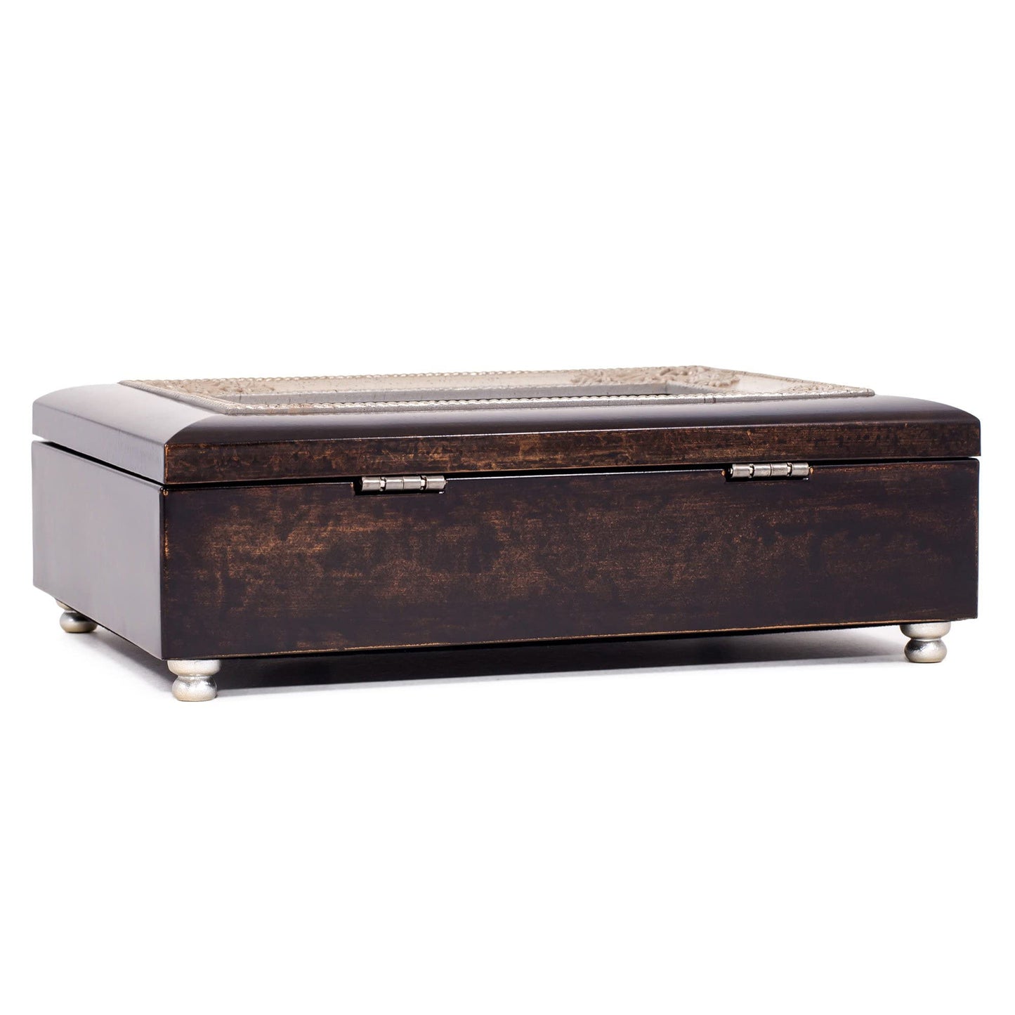 Confirmed On This Day Burlwood Jewelry Music Box Plays Amazing Grace