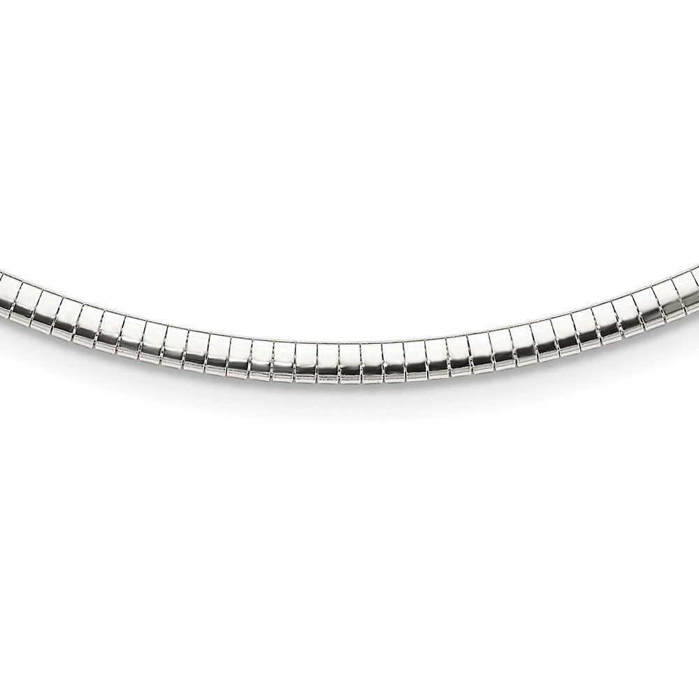 Sterling Silver 3.25mm w/2in. Ext Cubetto Chain 16 Inches