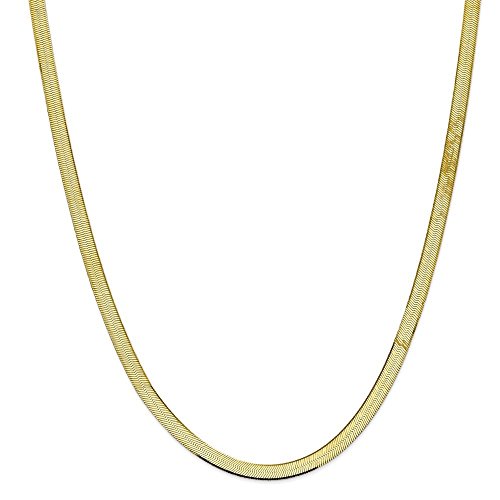 10k 5.5mm Silky Herringbone Chain