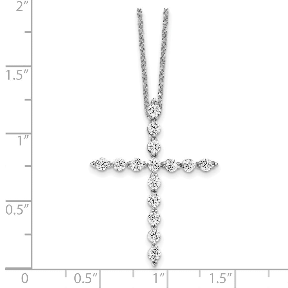 14kw .885 CTW Cross Pendant Mtg