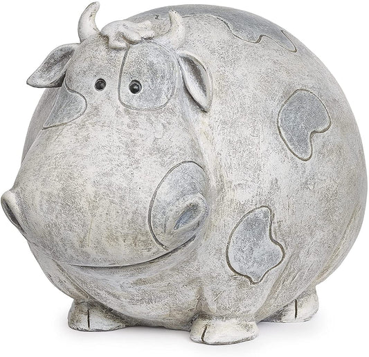 Home & Garden Cow Pudgy Pal Polyresin Yard Decor 16337