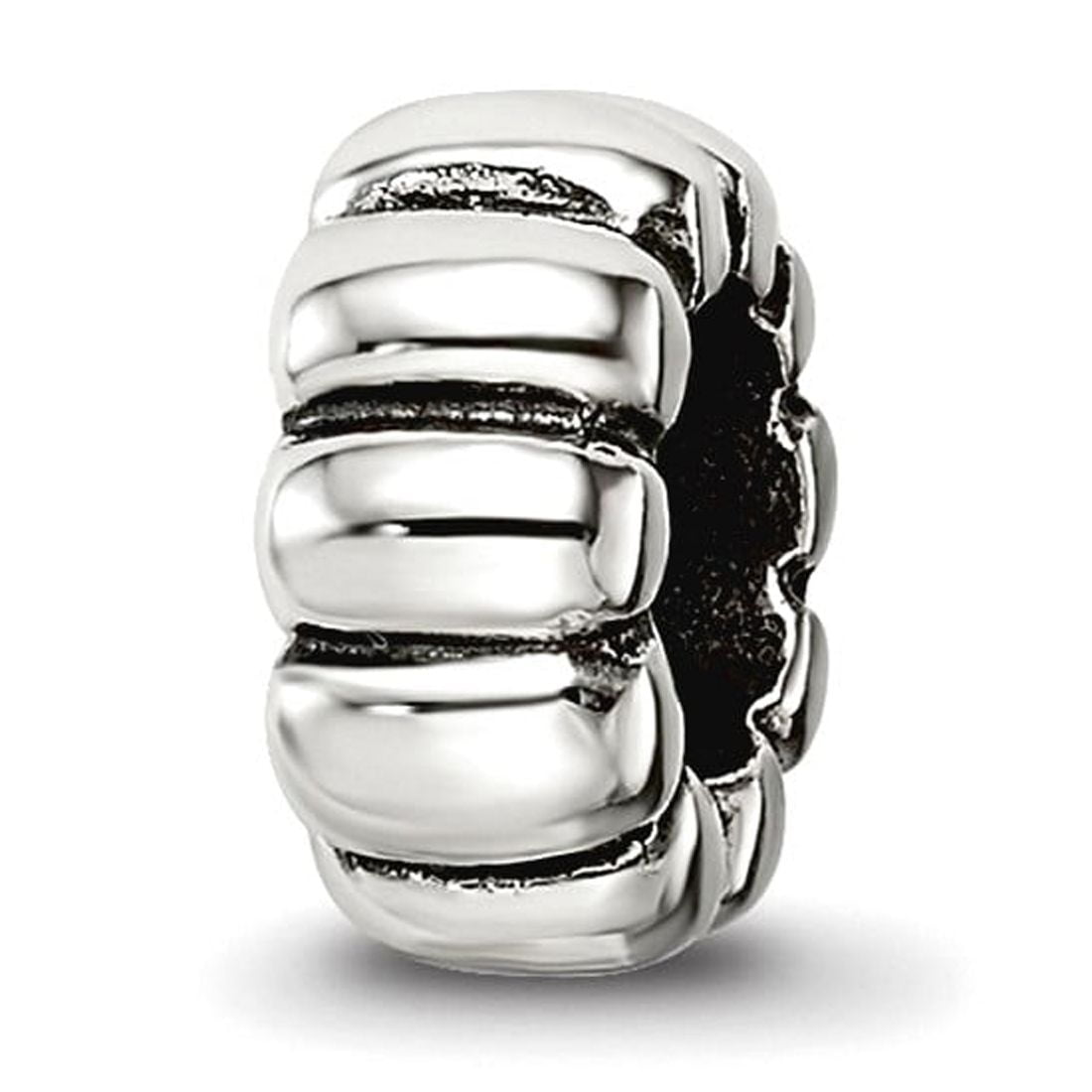 Sterling Silver Reflections Scalloped Spacer Bead