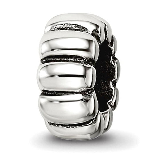 Sterling Silver Reflections Scalloped Spacer Bead