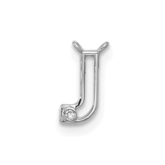Stella & Dot 10kw Diamond Initial J Charm Element