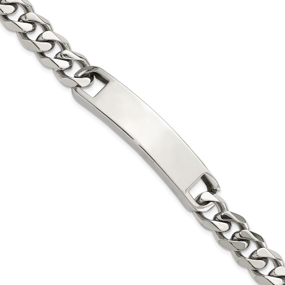 Stainless Steel Polished 8.5in ID Bracelet 8.5 inches