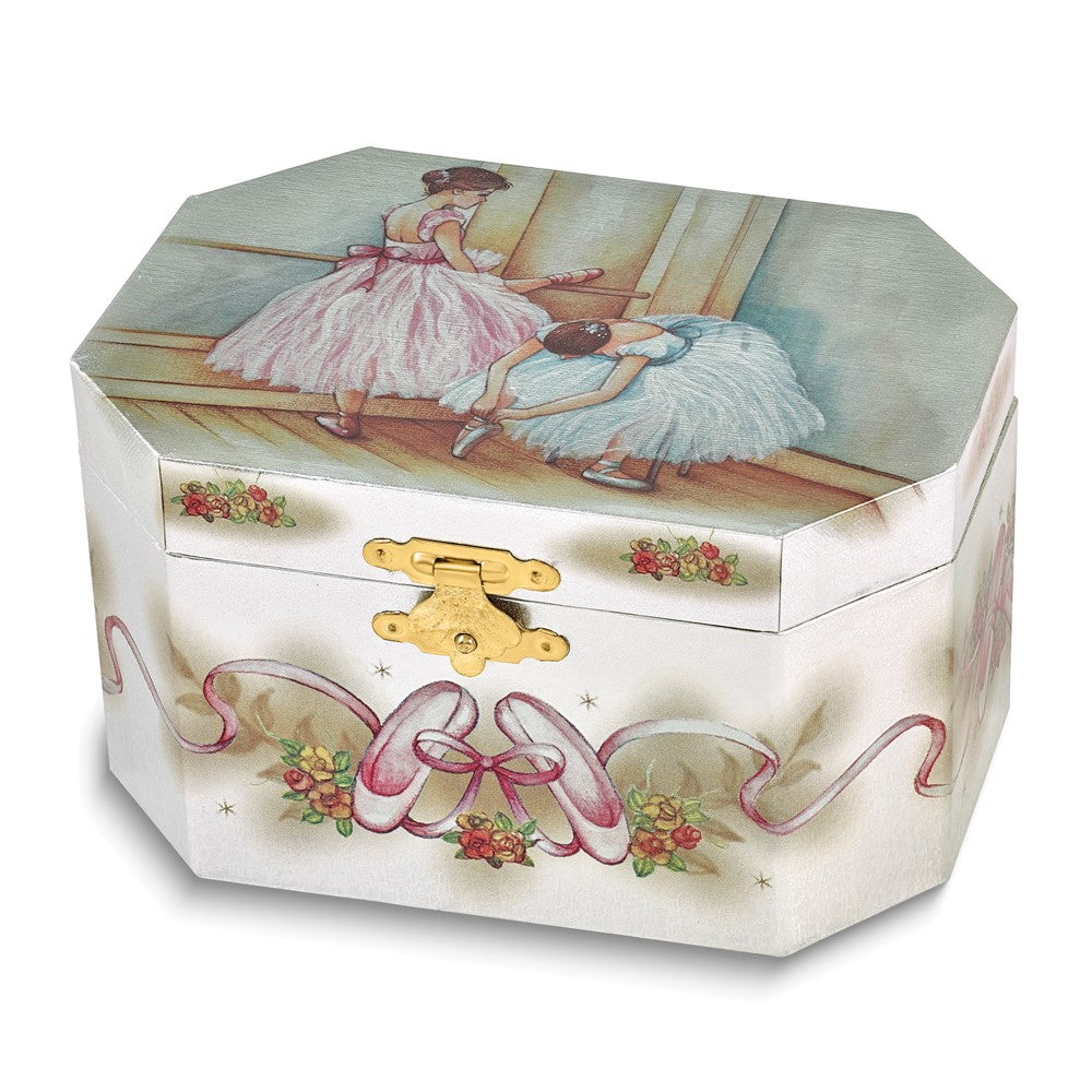 Childrens Ballerina Octagonal Musical Jewelry Box