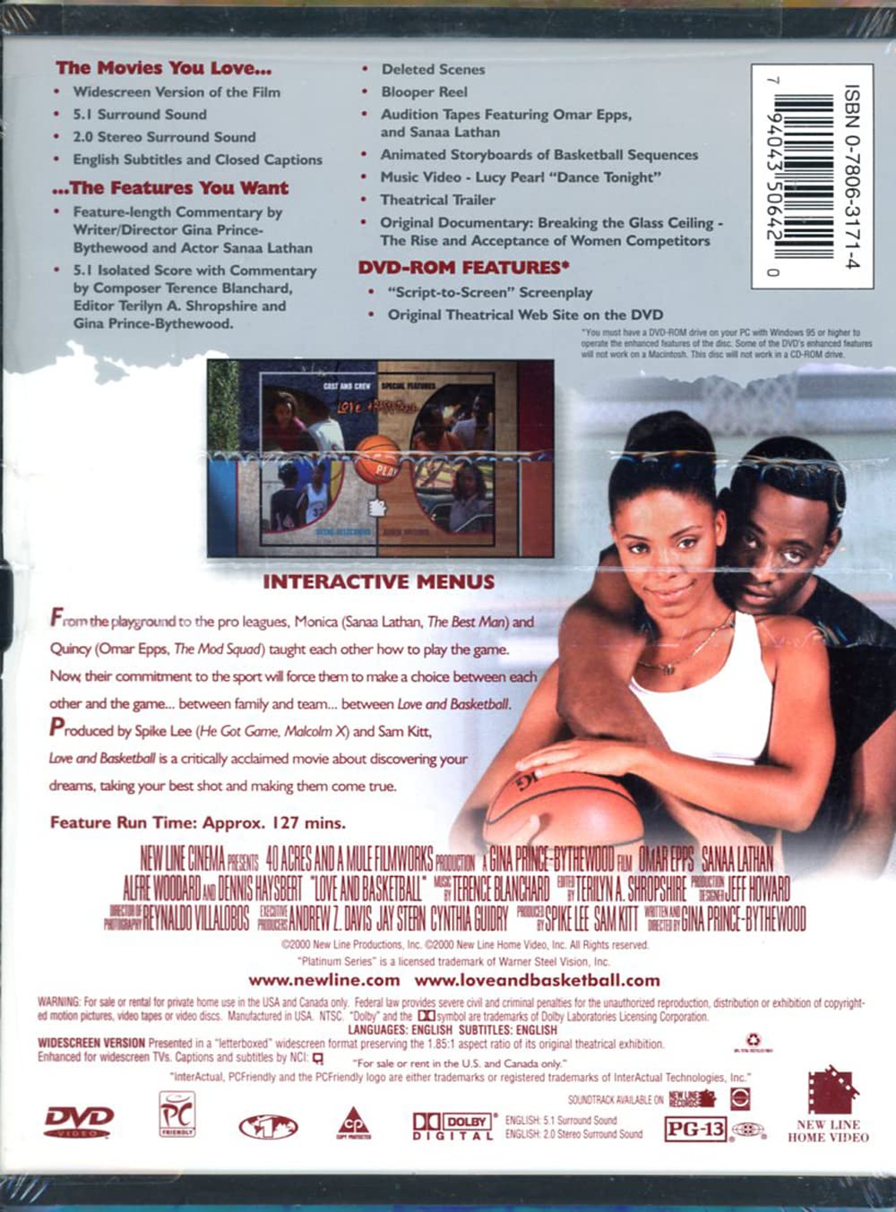 Love & Basketball (DVD Platinum Series) [DVD]