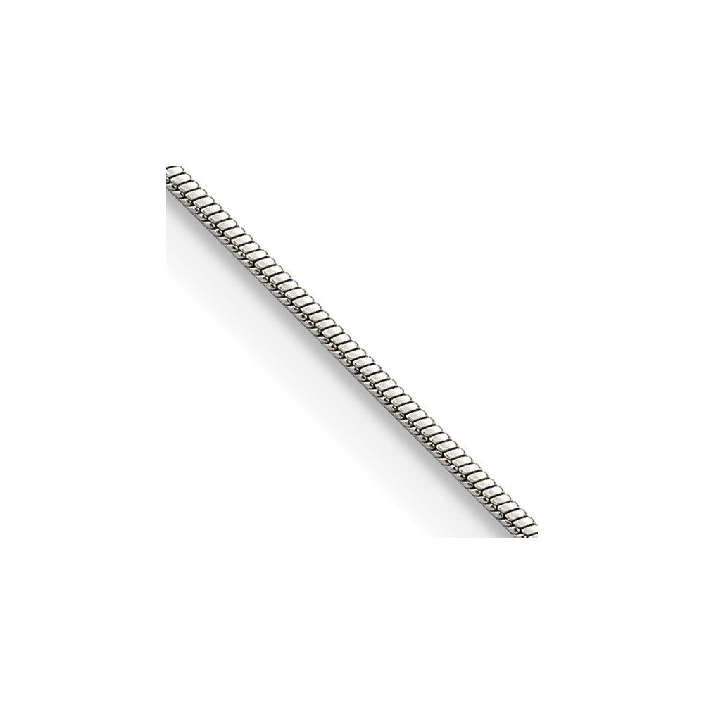 Stainless Steel Polished 1.2mm Square Snake 20in Chain