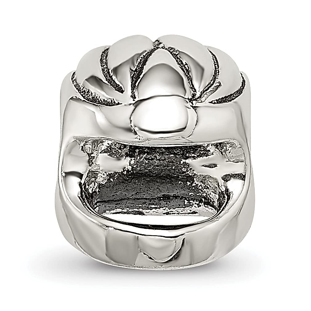 Sterling Silver Reflections Race Car Helmet Bead