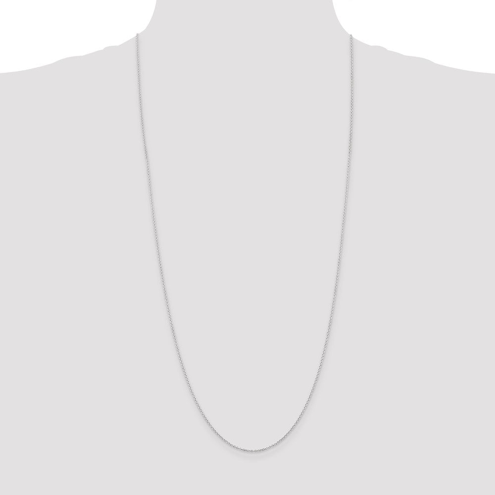 Sterling Silver 1.25mm Cable Chain 30 Inches