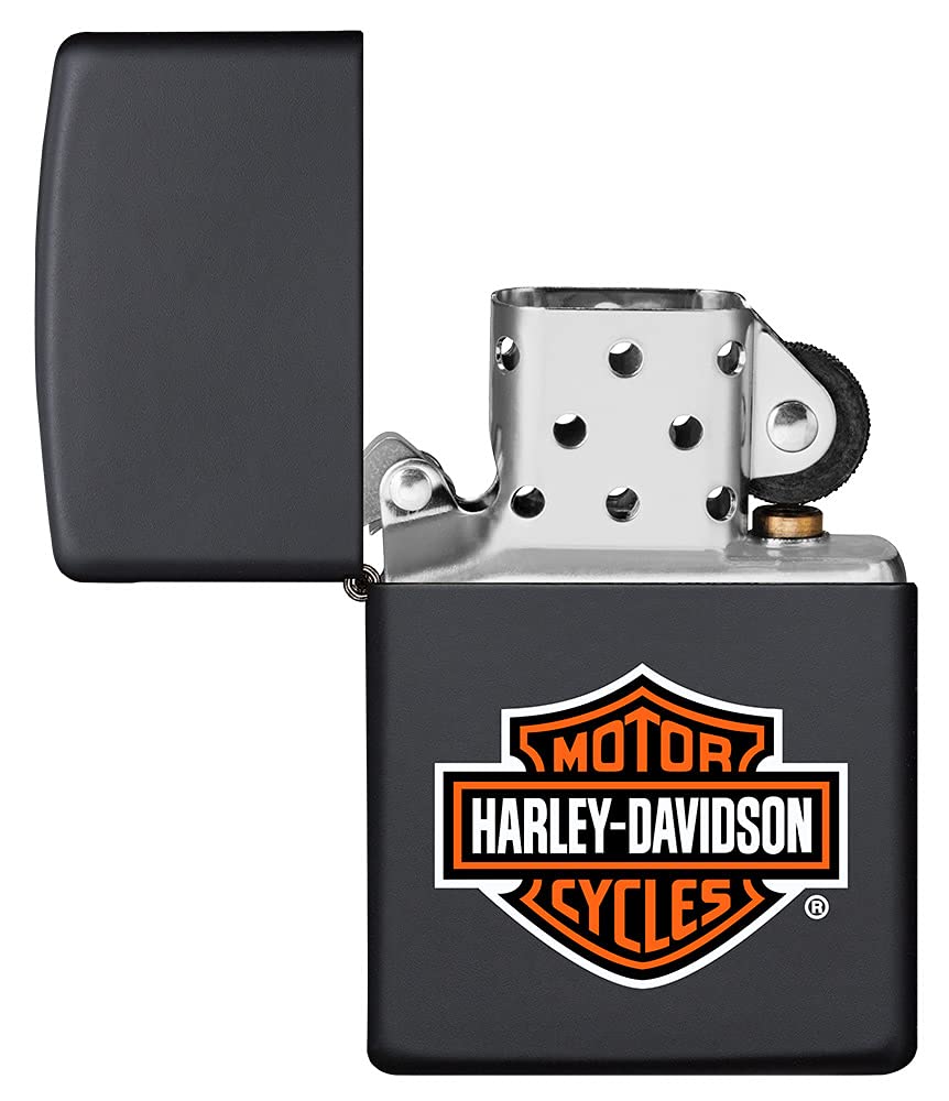 Zippo 218HD.H252 H-D Logo, Black Matte