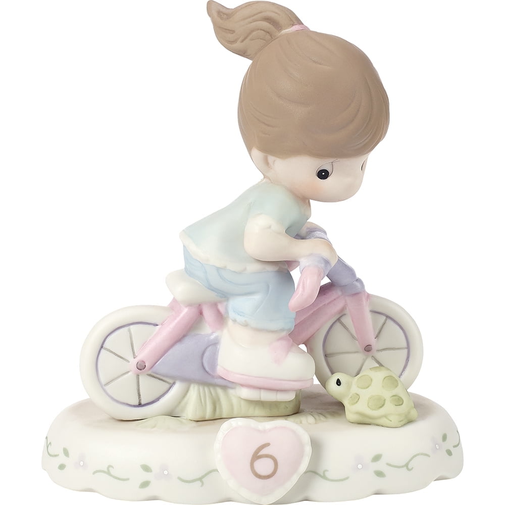 Precious Moments Growing In Grace Age 6 Brunette Girl Figurine, Count 1