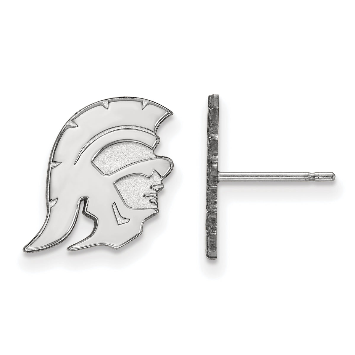 Logoart 925 Sterling Silver University Of Southern California Small Post Earrings