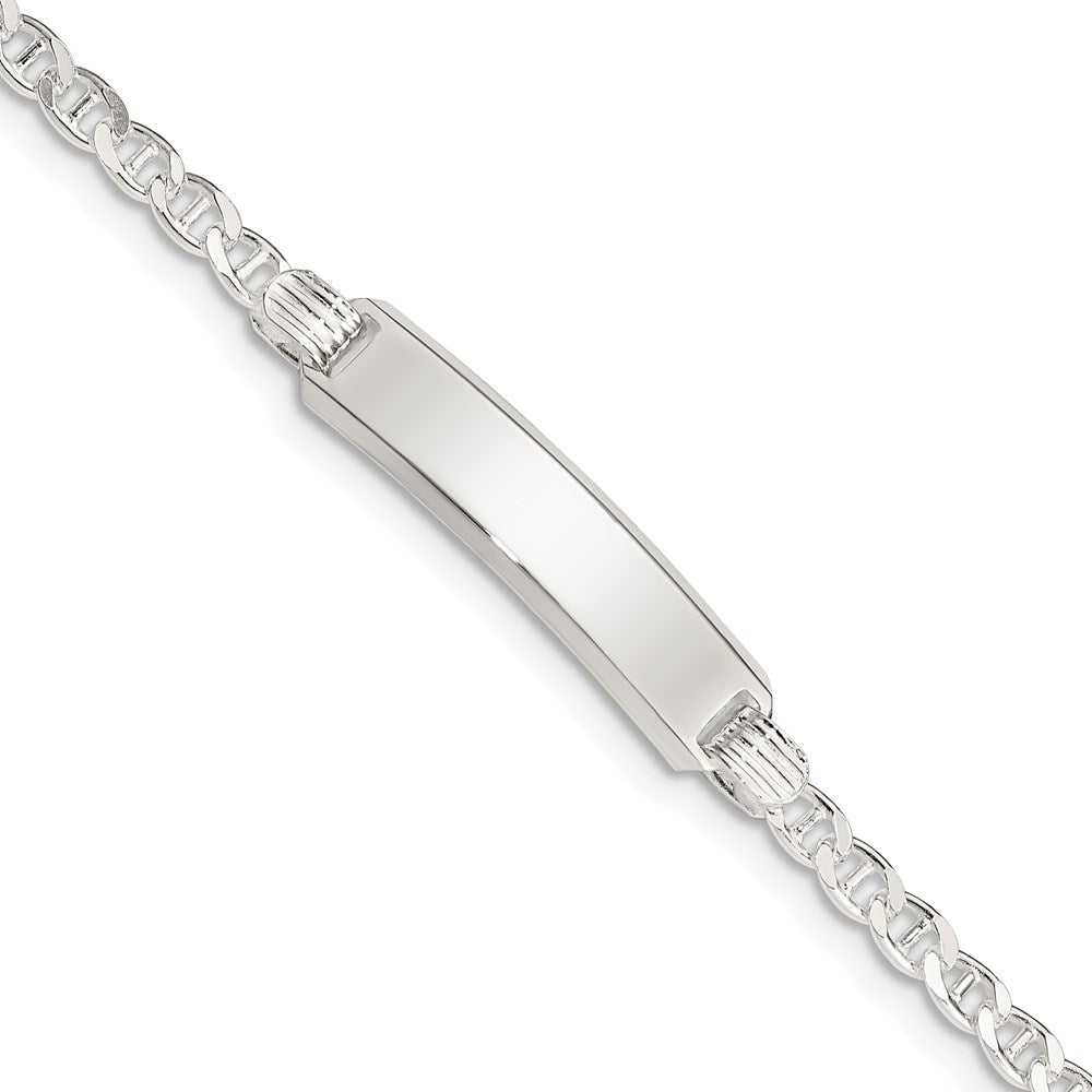 Sterling Silver Children's ID Bracelet 6 inches
