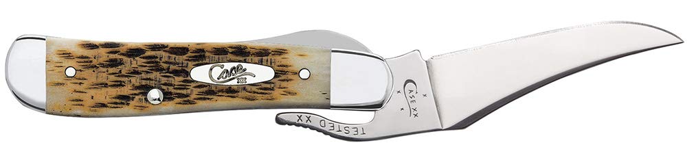 Case Russlock Amber Bone Knife
