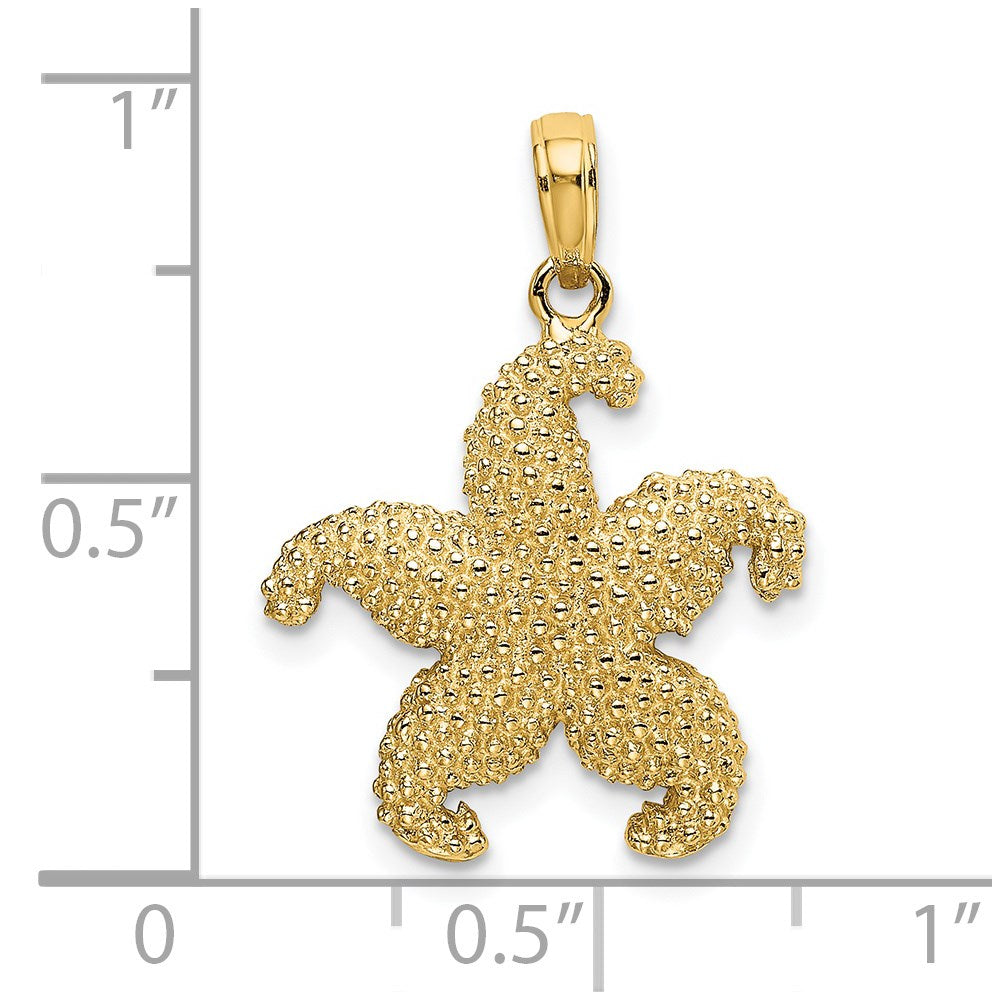 14K Starfish Charm Yellow Gold