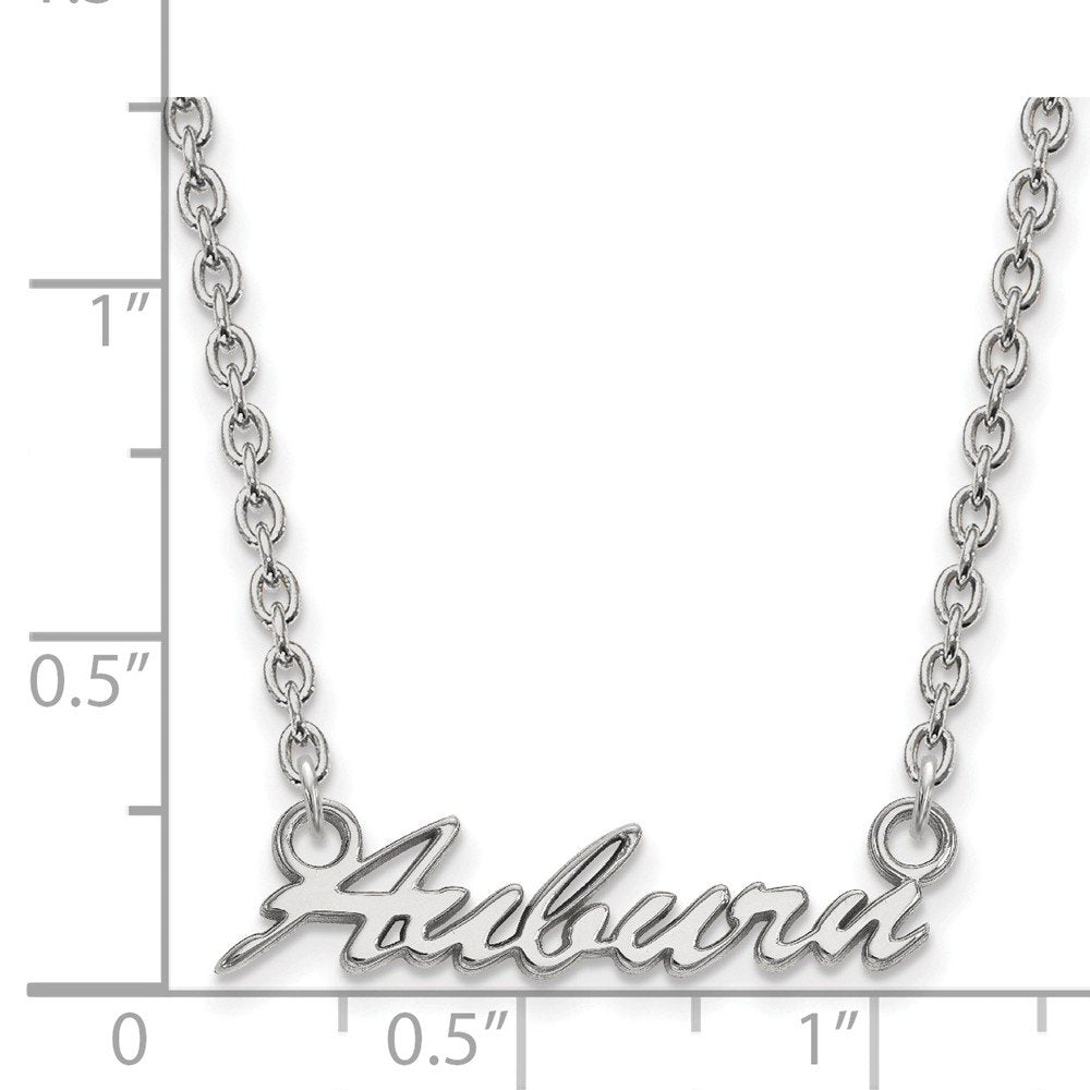 Women's Auburn Tigers Sterling Silver Script Necklace