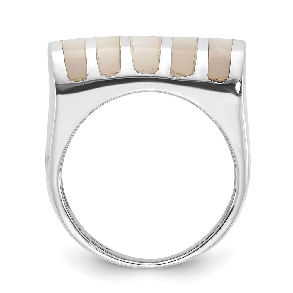 Sterling Silver Mother of Pearl Ring