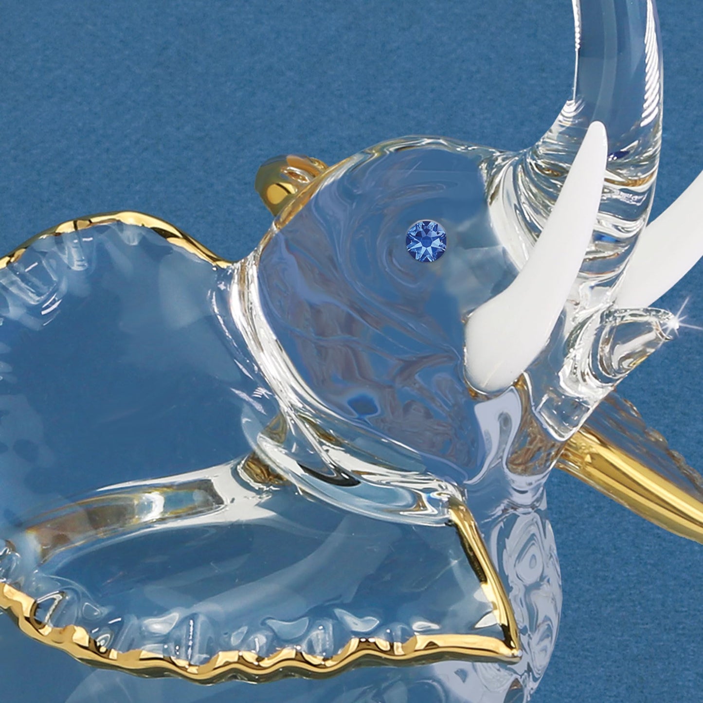 Glass Baron Elephant Handcrafted Glass 1 ea