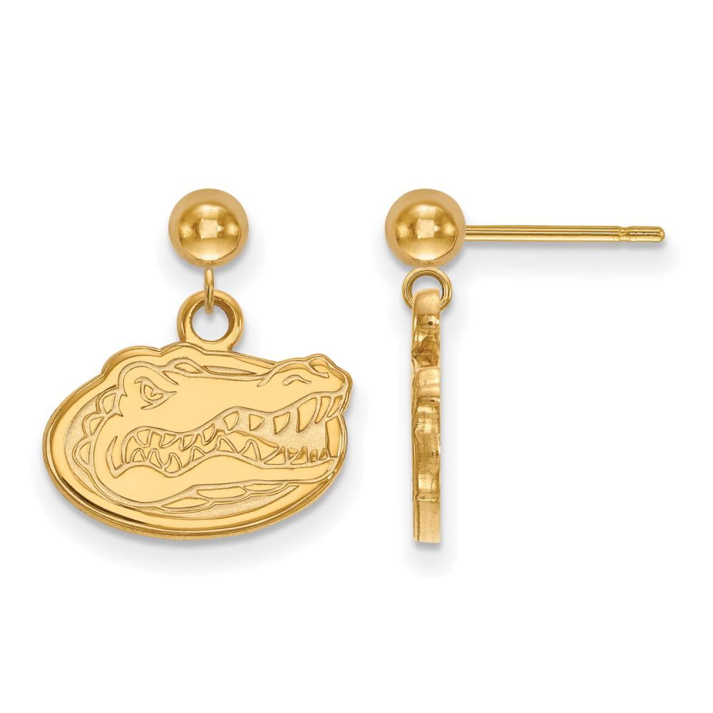 Florida Earrings Dangle Ball (14k Yellow Gold)