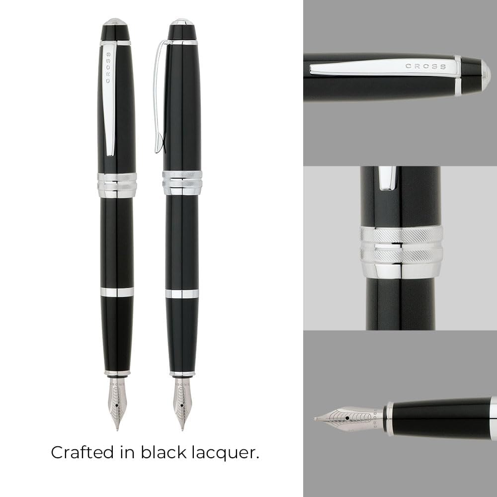 Cross Baileyâ„¢ Black Lacquer Medium Nib Fountain Pen