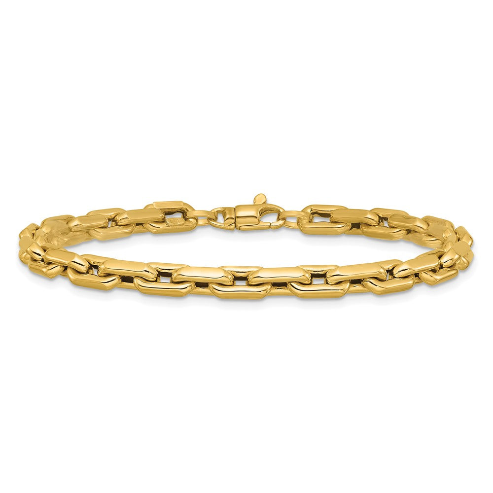 14K Polished Fancy Link Bracelet 7.5  inches