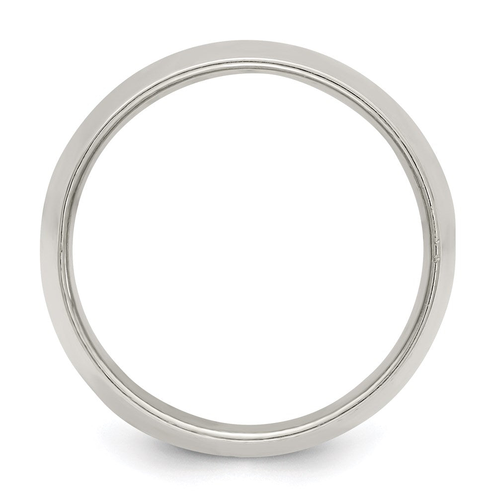 Sterling Silver 12mm Half Round Size 4.5 Band