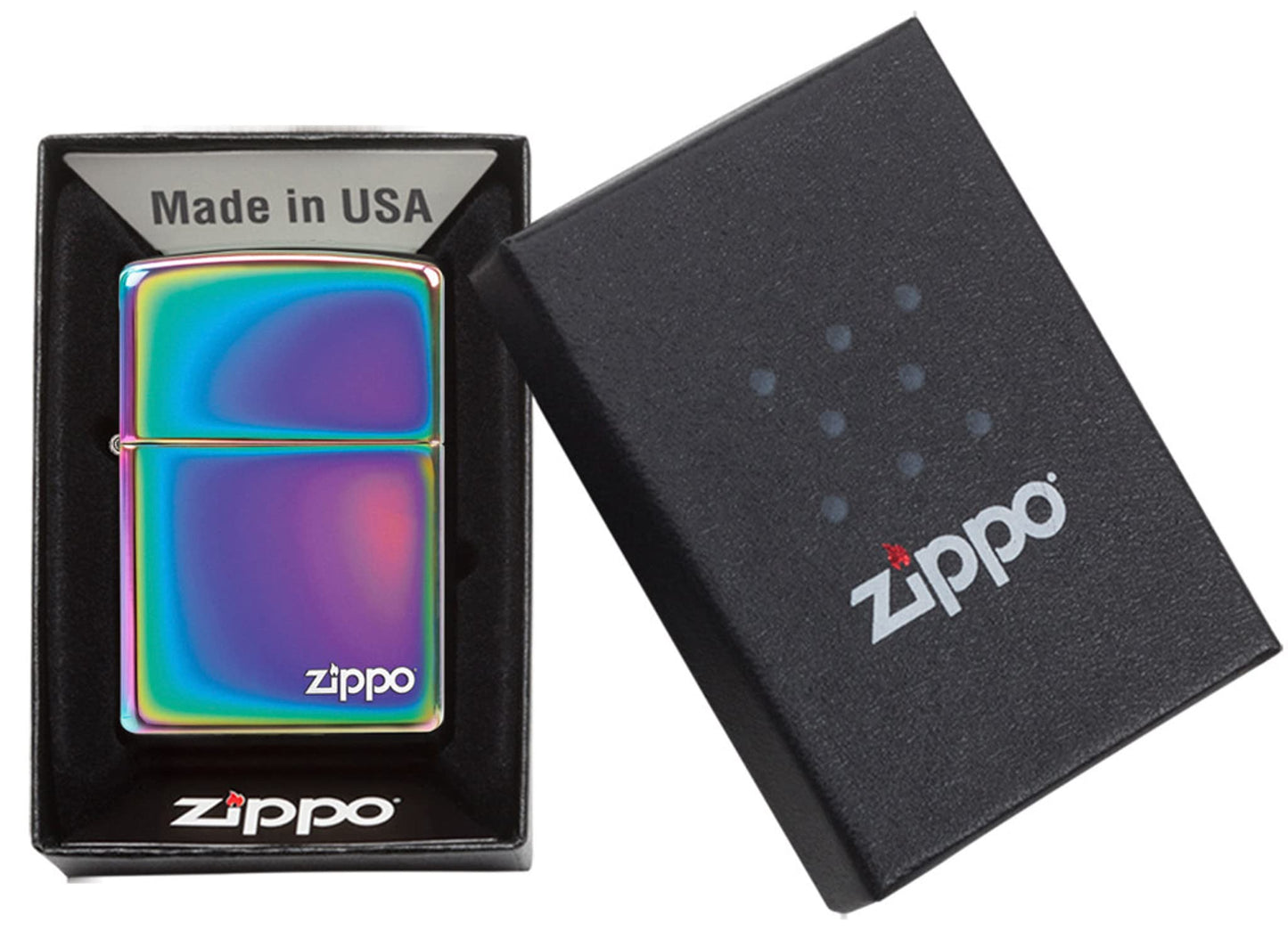 Zippo Multi Color Zippo Logo Pocket Lighter