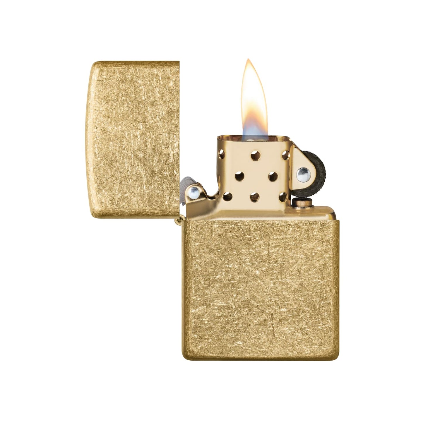 Zippo Armor Tumbled Brass Pocket Lighter