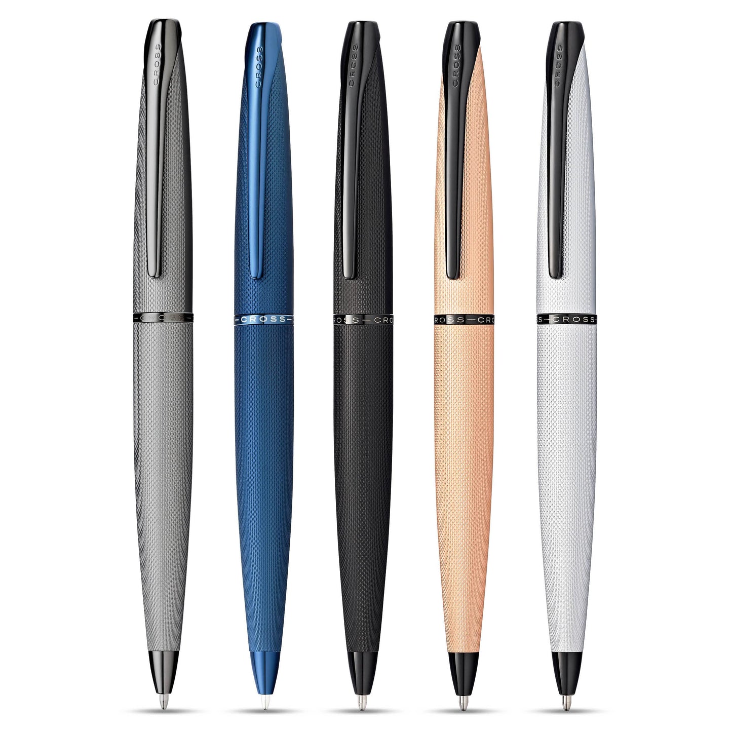 Cross ATX Brushed Metallic Refillable Ballpoint Pen, Medium Ballpen, Includes Premium Gift Box - Brushed Black