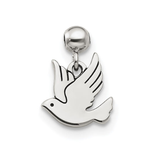 Mio Memento Sterling Silver Dangle Bird Charm
