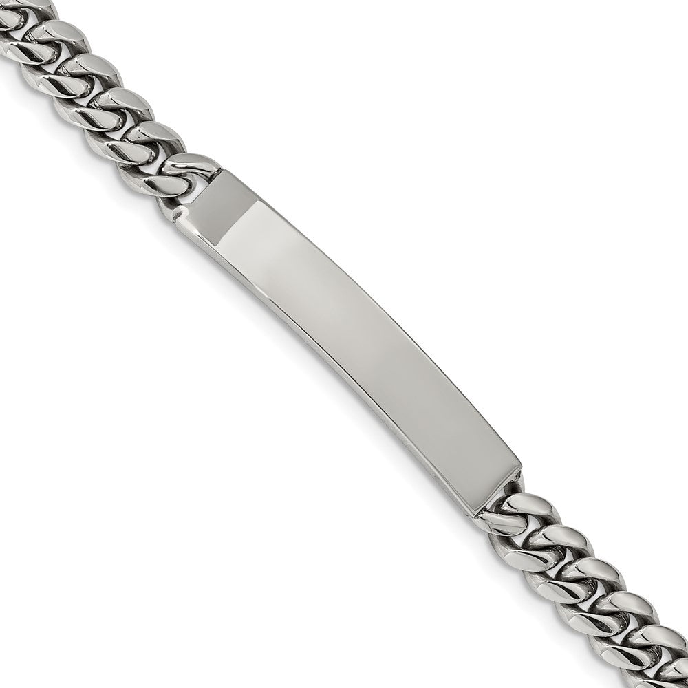 Stainless Steel Polished 8.25in ID Bracelet 8.25 inches
