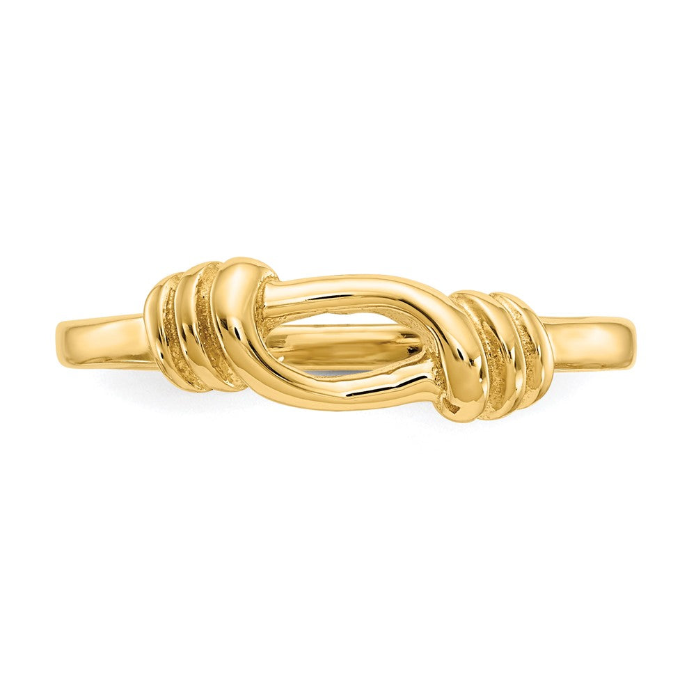 14K Love Knot Band Size 7
