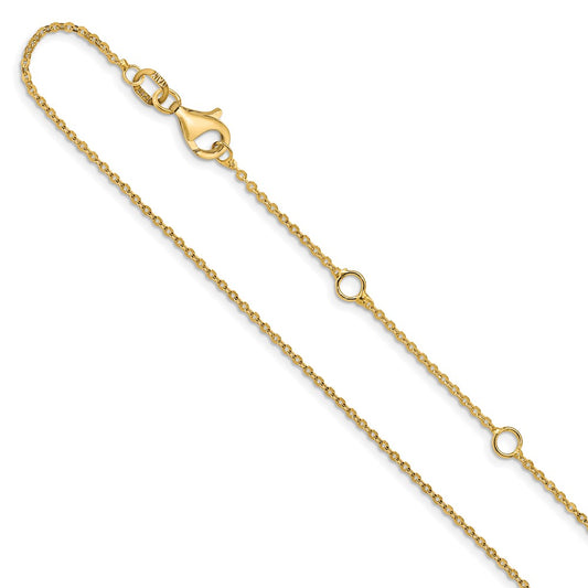 10k 1.1mm Flat Cable 1in+1in Adjustable Chain