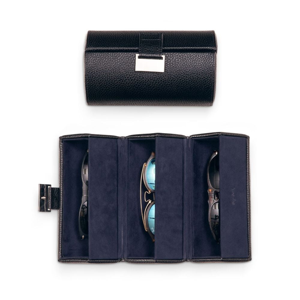 Bey Berk Leather Travel Sunglass Roll