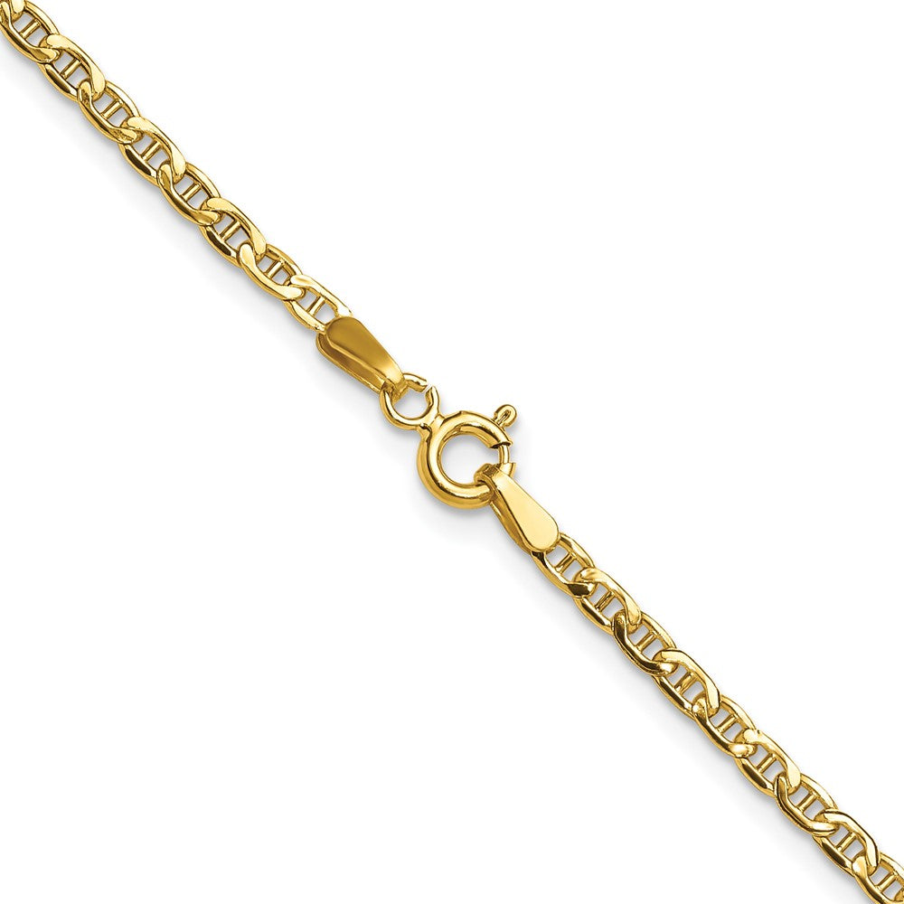 14k 2.4mm Semi-Solid Anchor Chain