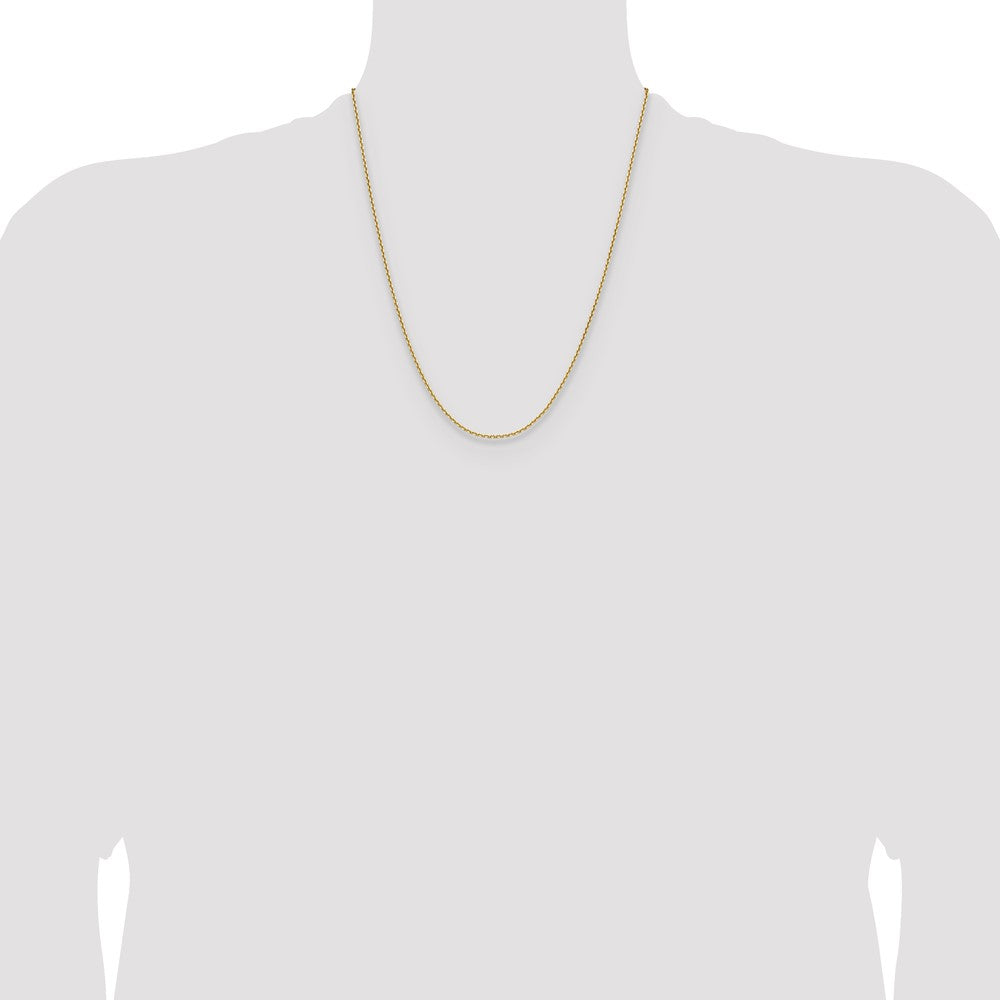 14K 1.65mm D/C Square Cable Chain
