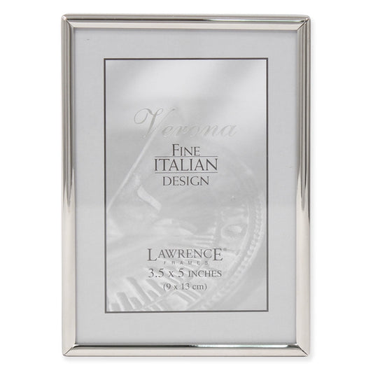 3.5x5 Simply Silver Metal Picture Frame