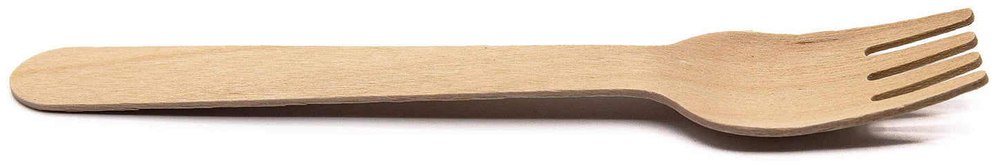 150-Piece Disposable Eco-friendly Wooden Forks QGM22662