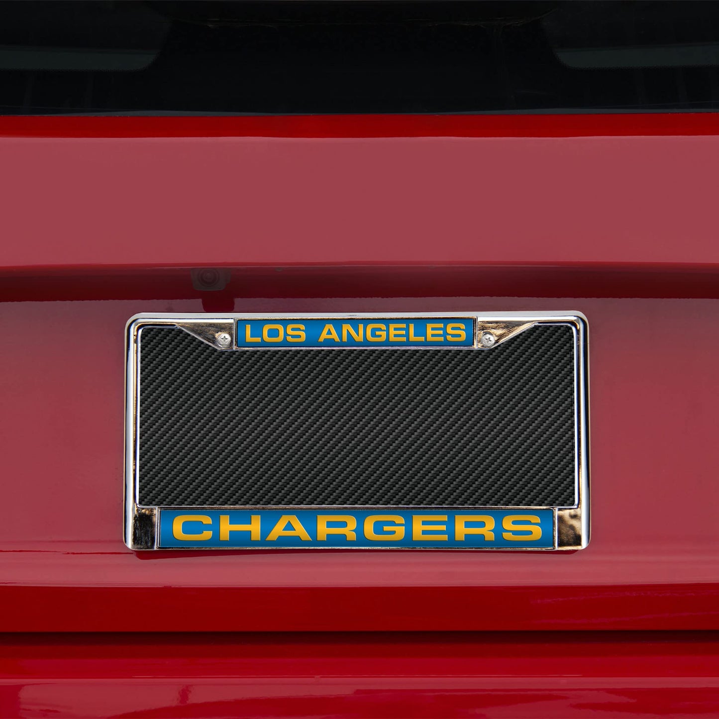 Los Angeles Chargers Laser Chrome License Plate Frame