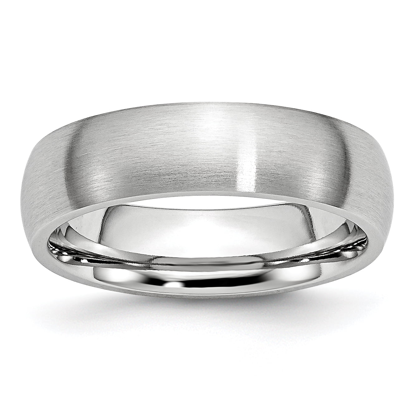 Chisel  Cobalt Satin 6mm Half Round Band