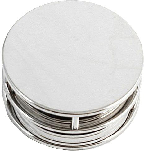 Chrome Plated Paperweight & Fold Out 3X Magnification Magnifier with Compass.