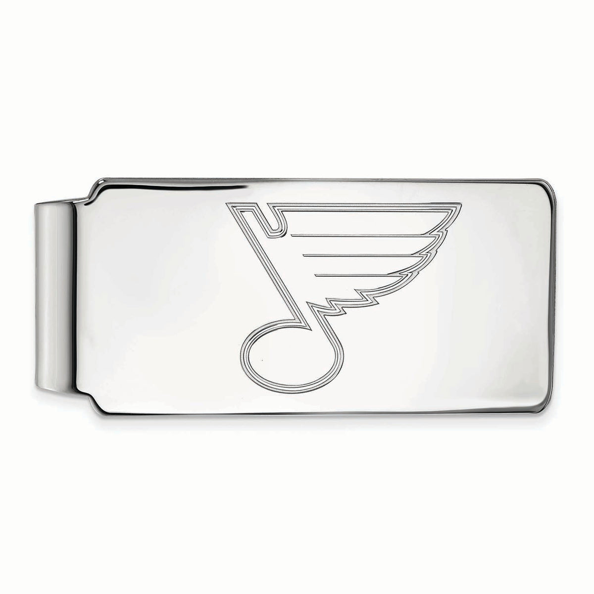 Logoart Nhl 925 Sterling Silver St. Louis Blues Money Clip