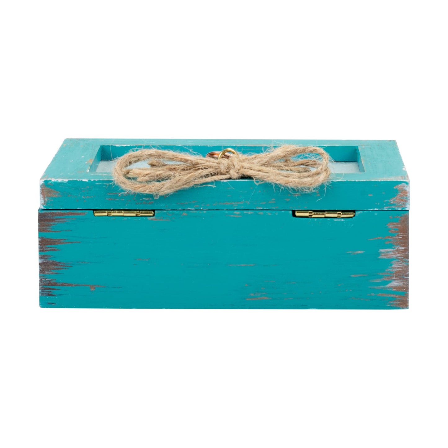 Cottage Garden True Friends Grateful Petite Locket Distressed Teal Music Box Plays Tune That's What Friends are for