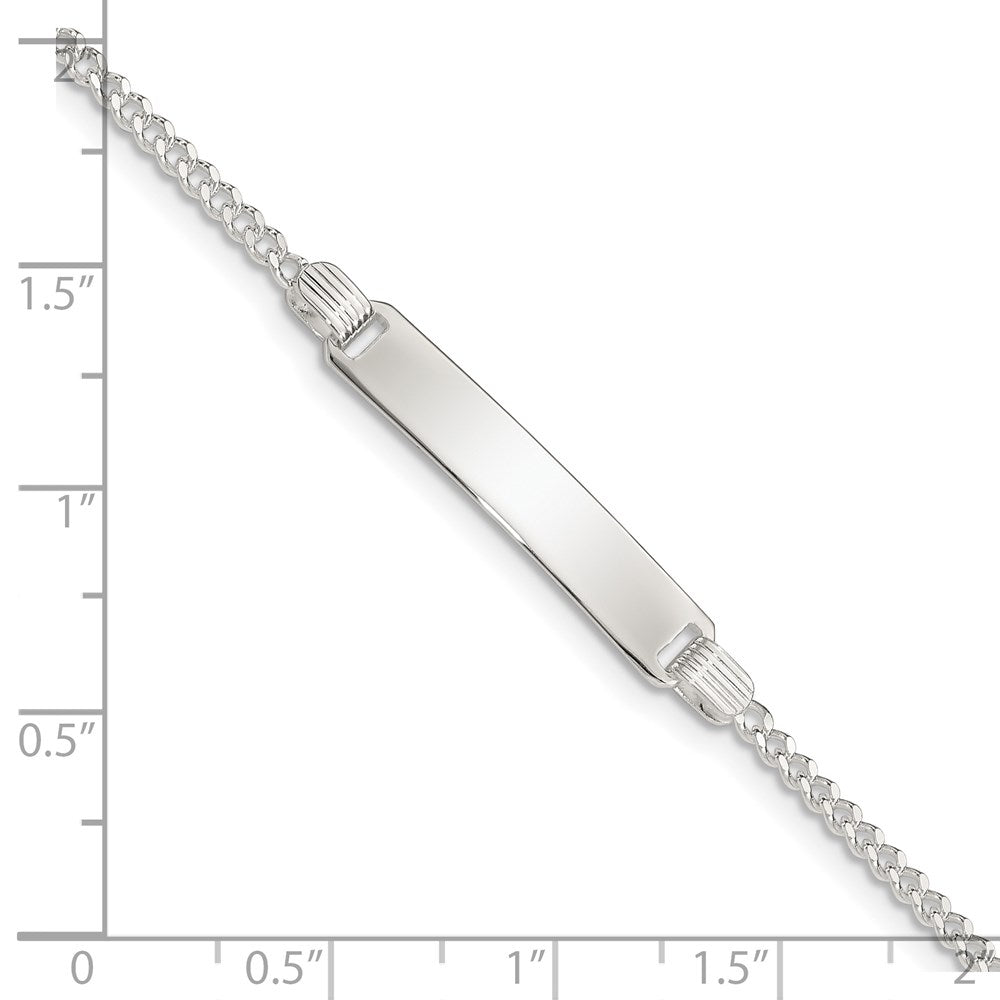 Sterling Silver Children's ID Bracelet 6 inches