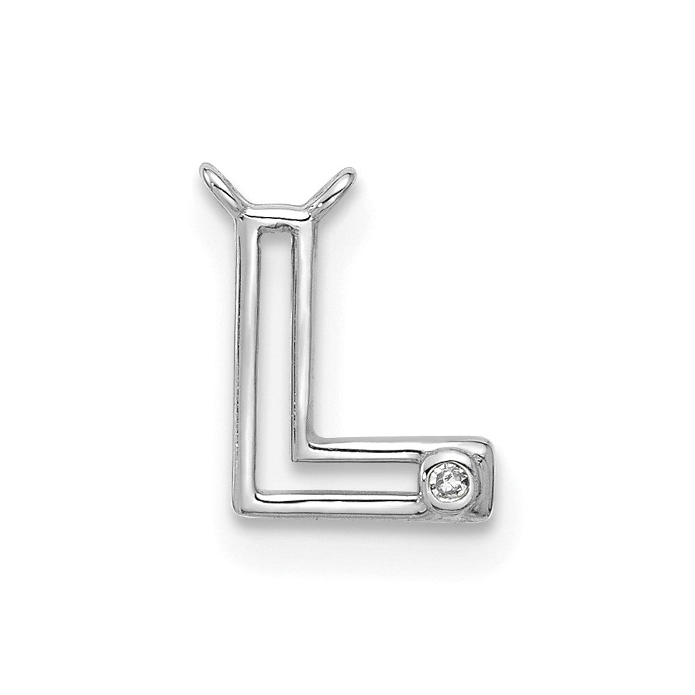 Stella & Dot 10kw Diamond Initial L Charm Element