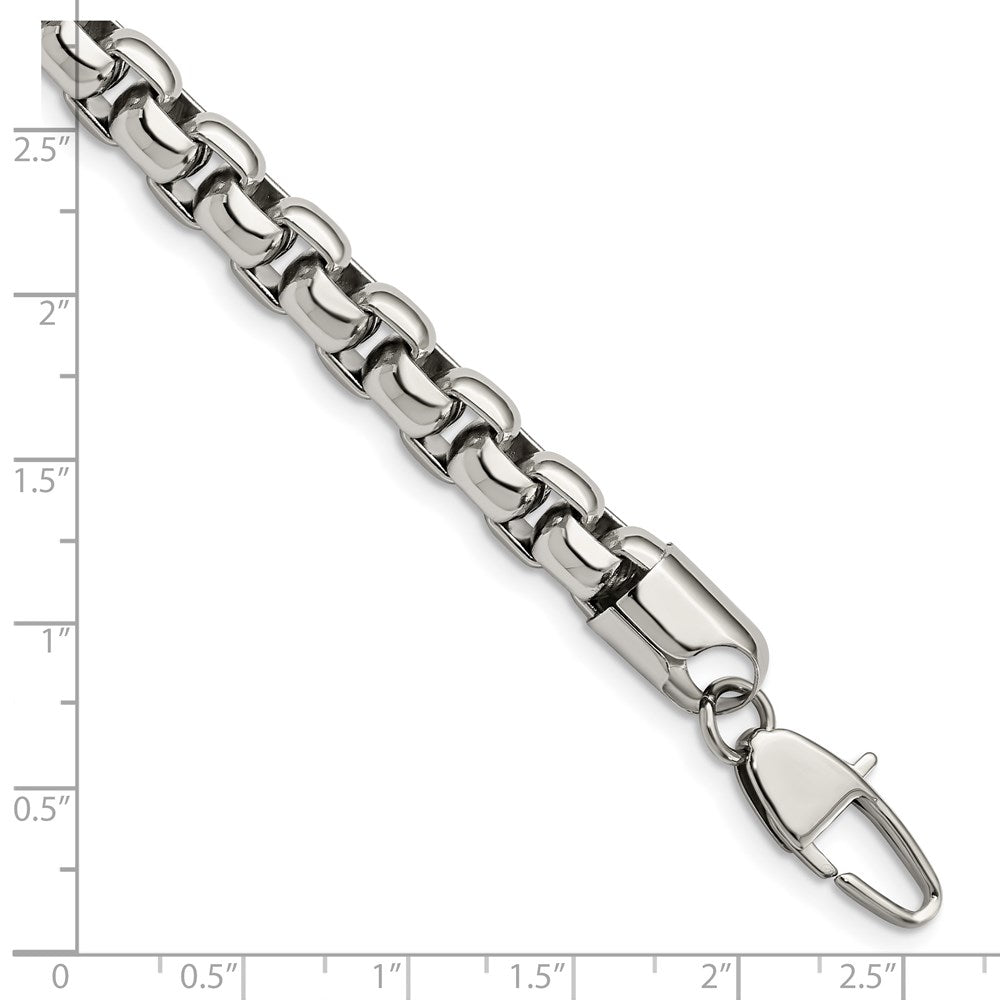 Stainless Steel Polished 9in Bracelet 9 inches